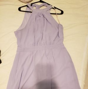 H&M lavender halter top dress